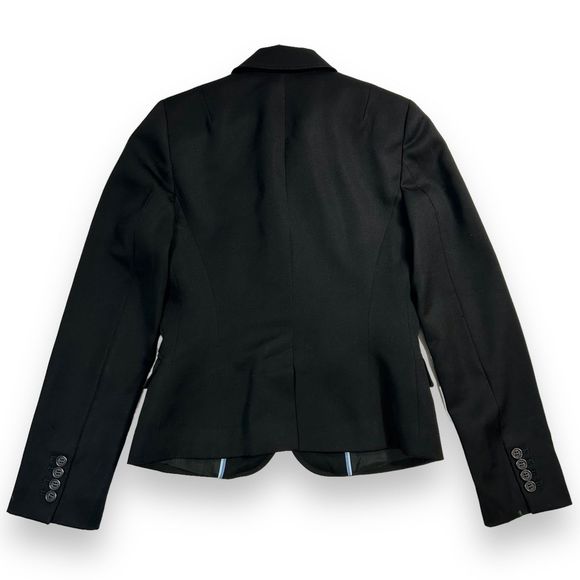 J Crew Wool‎ Blazer Suit Jacket Top Professional Career Womens 0 - Picture 2 of 5